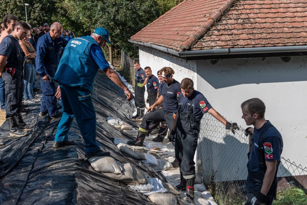 A kép tartalma: műszaki irányítás a Petőfi-szigeten, Baja