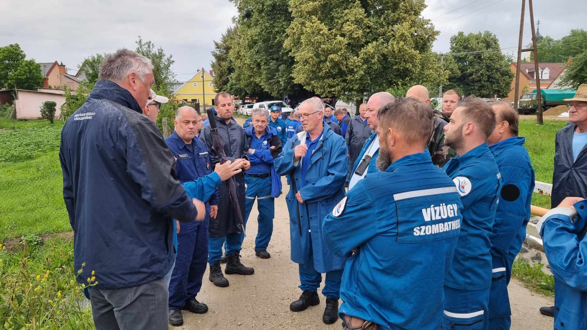 A kép tartalma: védekezés a Rábán