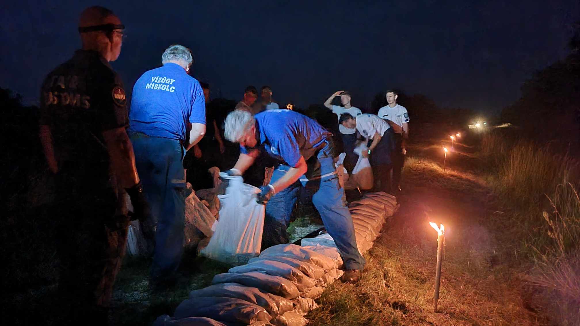 A kép tartalma: védekezés a Rábán