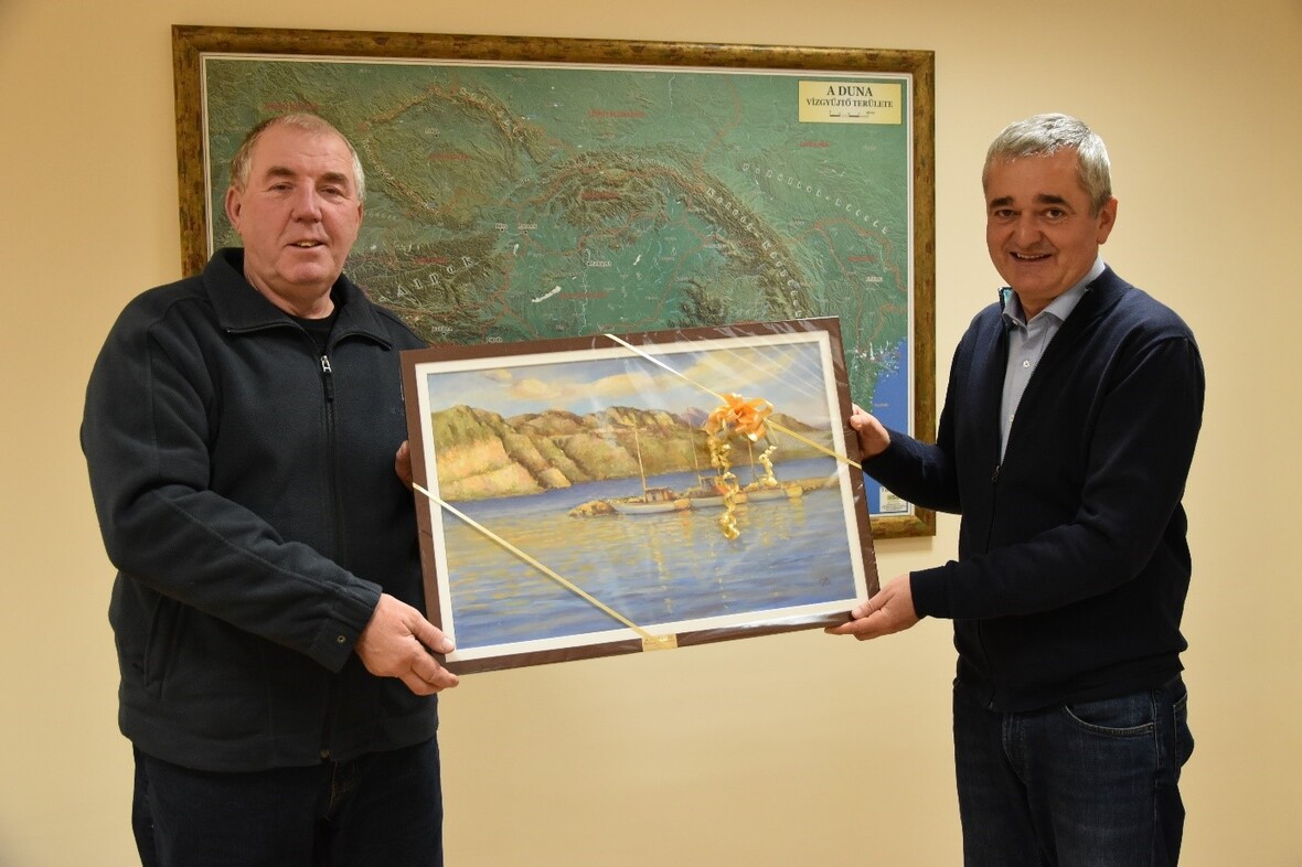 A képen: Barchna Sándor és Telkes Róbert