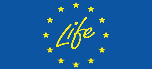 A kép tartalma: LIFE EU logó