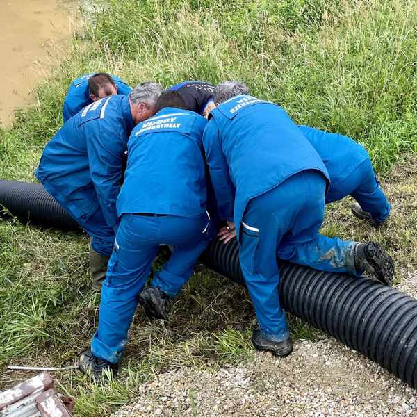 Munkában a vízügy szakemberei